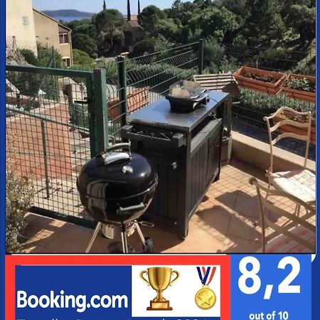 CAVALAIRE vue MER au loin MAISONNETTE TOUT ÉQUIPÉE POUR 4 PERSONNES AVEC PISCINE CLIM WIFI VÉLOS TV BARBECUES Esterno foto